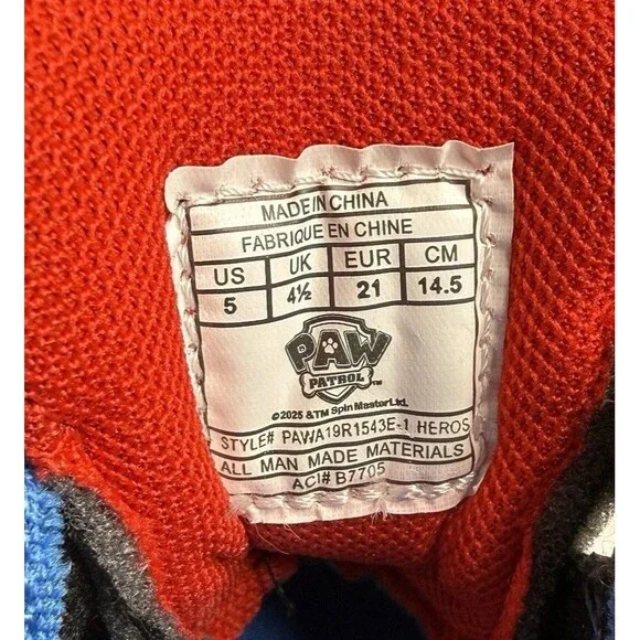 Paw Patrol Baby Infant Light-Up Athletic Sneakers Size 5c Boys Walking Shoes NWT - Picture 12 of 13